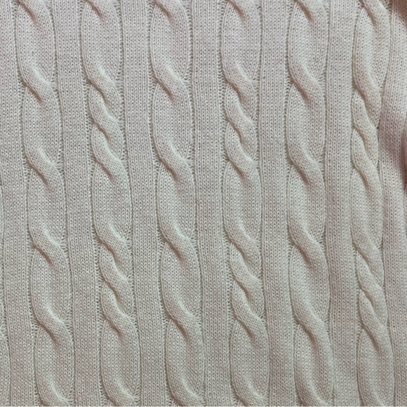 white beautiful knitted sweater fun Talbots - Picture 2 of 3